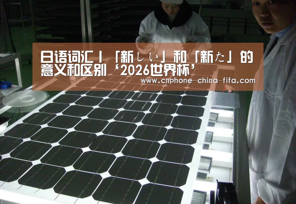 日语词汇丨「新しい」和「新た」的意义和区别‘2026世界杯’(图2) 2026世界杯官网